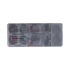 Nvm Dolo 75 Mg/1500Mcg Tablet 10